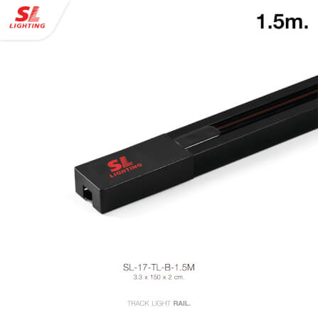 รางไฟแทรกไลท์ SL LIGHTING 1.5 ม. สีดำ_5