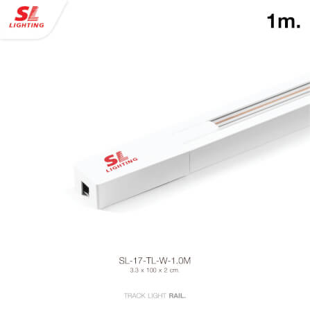 รางไฟแทรกไลท์ SL LIGHTING 1 ม. สีขาว_5