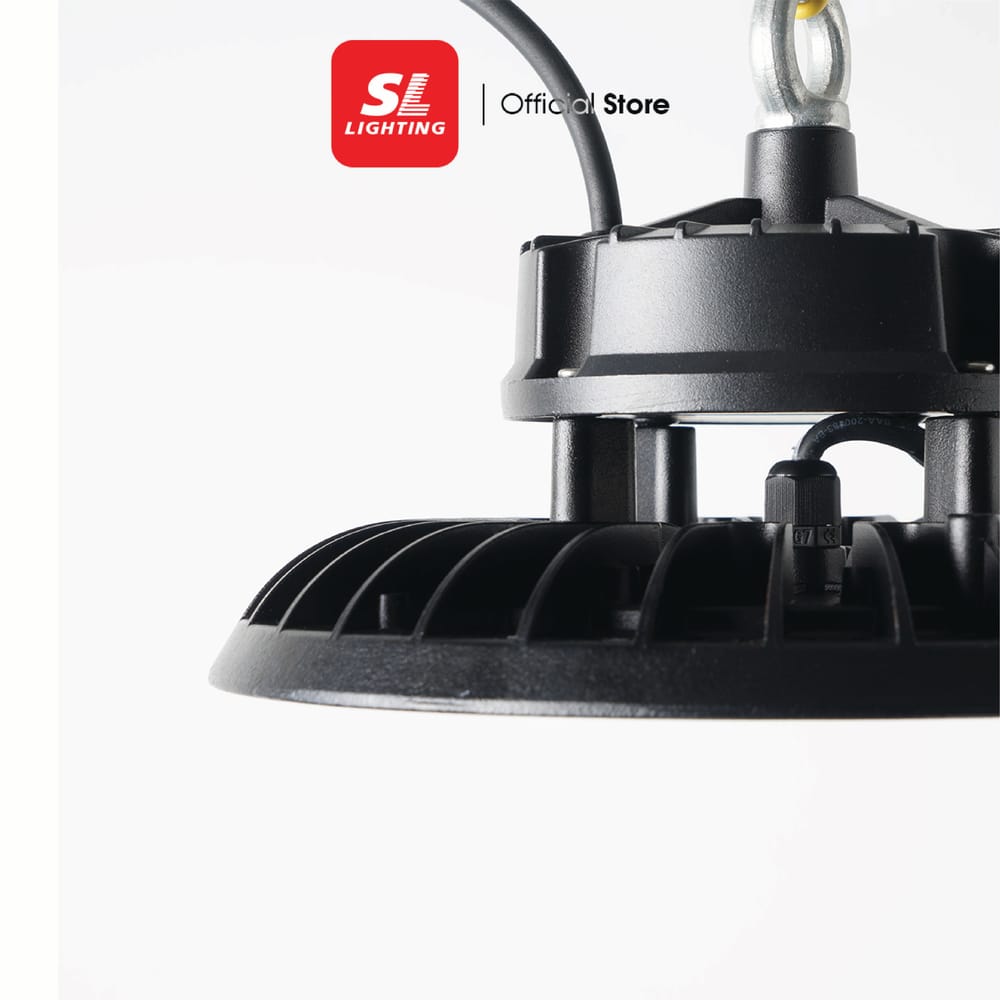 โคมไฮเบย์ LED LEOPARD SL LIGHTING 200 วัตต์ DAYLIGHT สีดำ