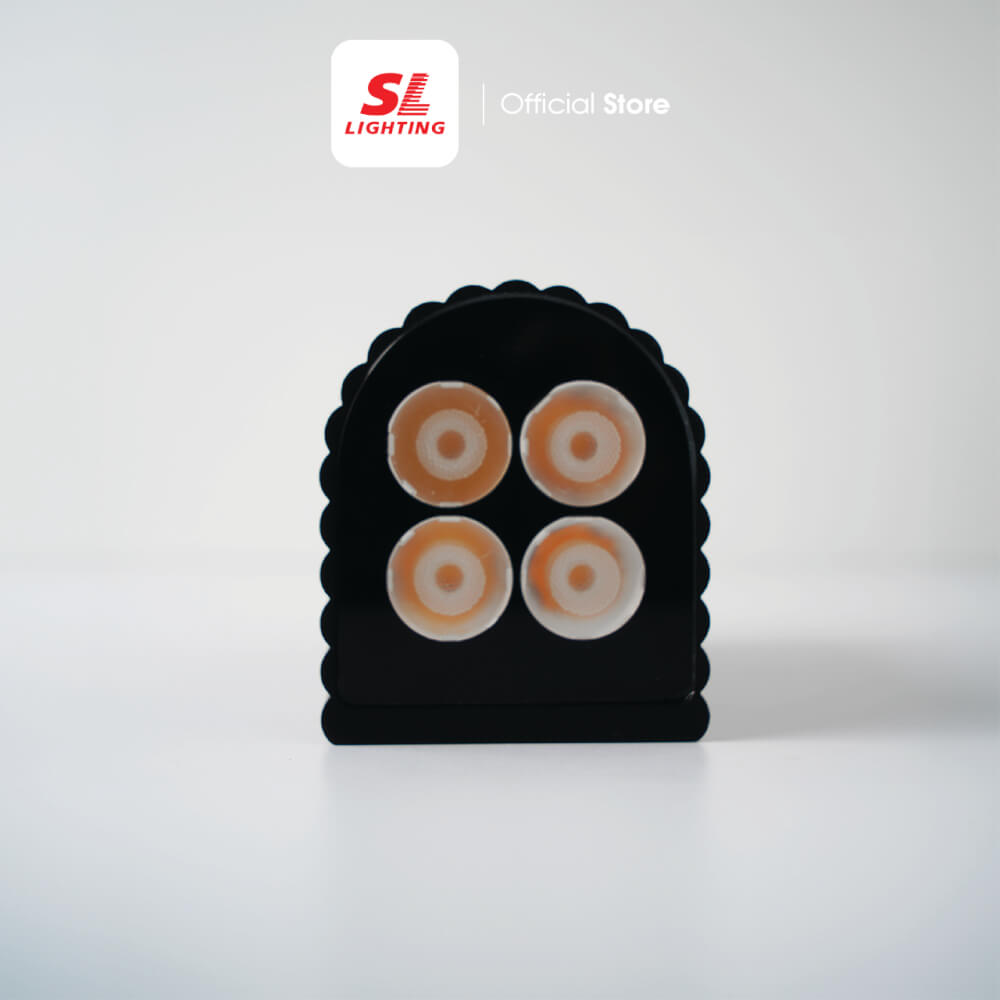 ไฟผนังภายนอก LED SL LIGHTING VASE 8 วัตต์ WARM WHITE สีดำ