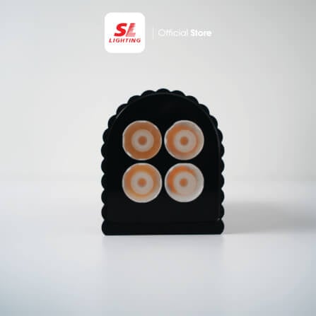 ไฟผนังภายนอก LED SL LIGHTING VASE 8 วัตต์ WARM WHITE สีดำ_3