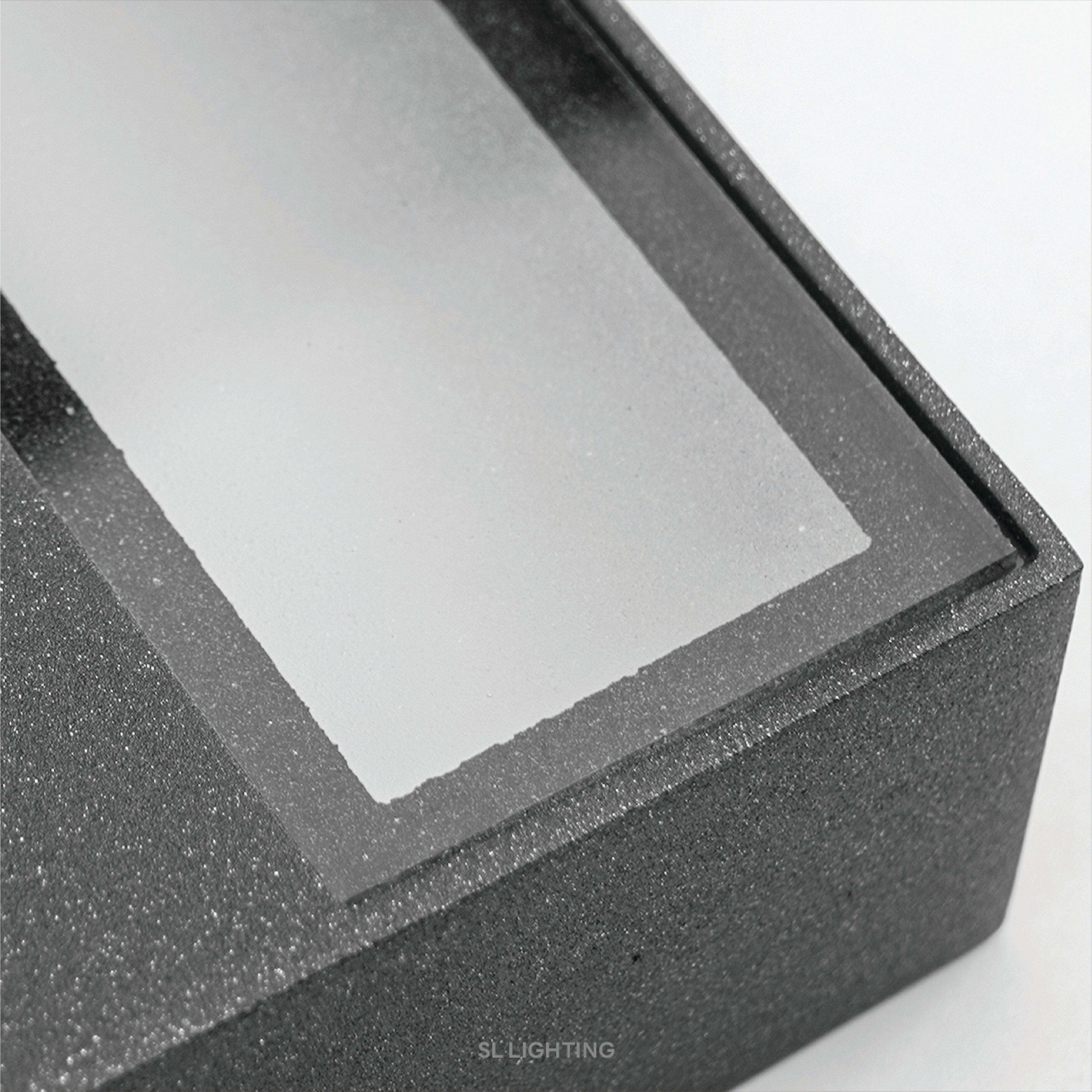ไฟผนังภายนอก LED SL LIGHTING VELORA 12 วัตต์ ส่อง 1 ทาง WARM WHITE สีดำ_3