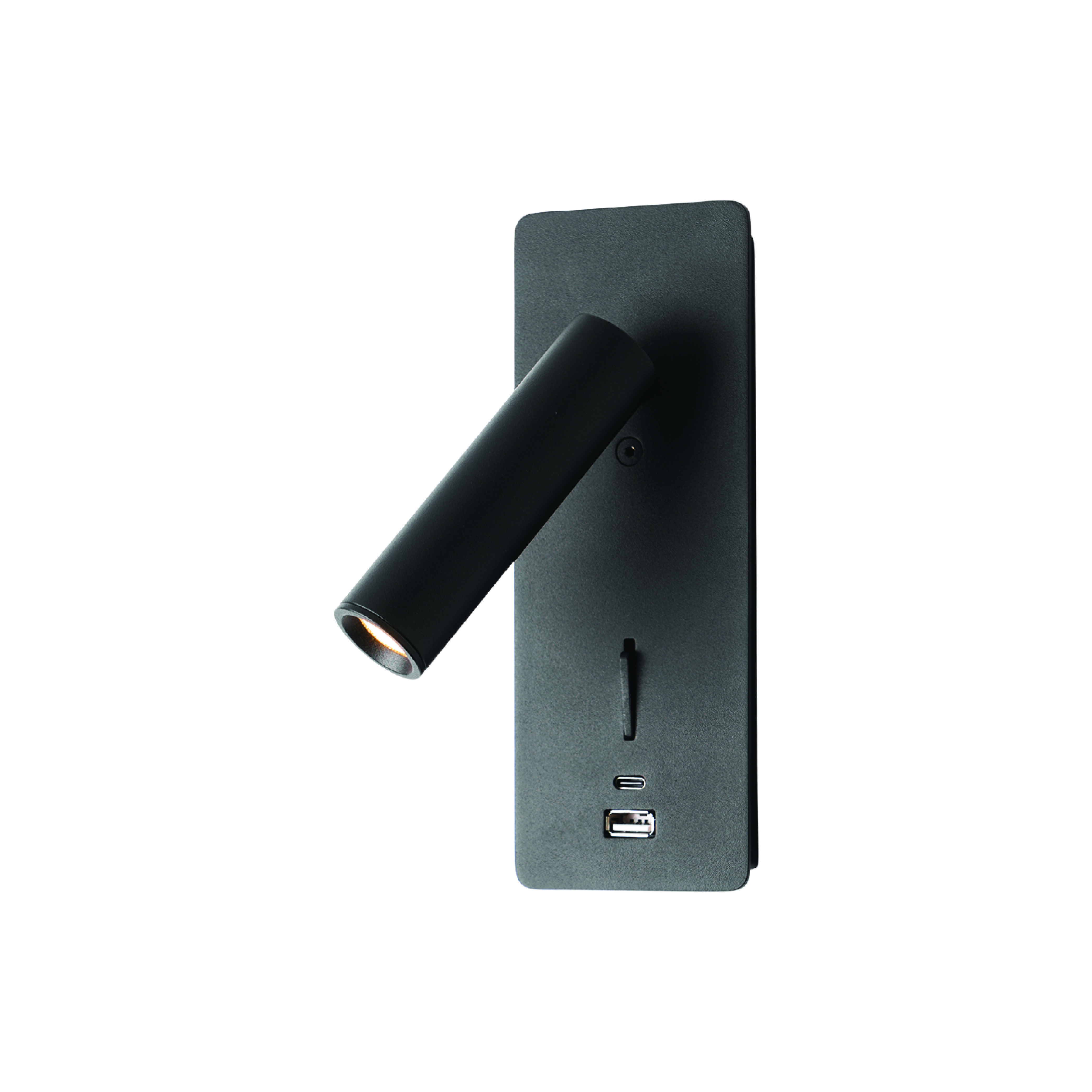 ไฟหัวเตียง LED SL LIGHTING YATAK 3 วัตต์ WARM WHITE พอร์ตชาร์จ USB & Type-C สีดำ_0