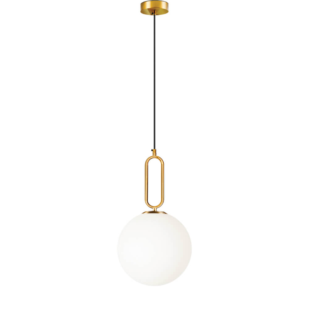 ไฟช่อ สไตล์ GLAMOROUS SL LIGHTING รุ่น GLAM-P1201/250 E27 สีขาว/ทอง 1 หัว