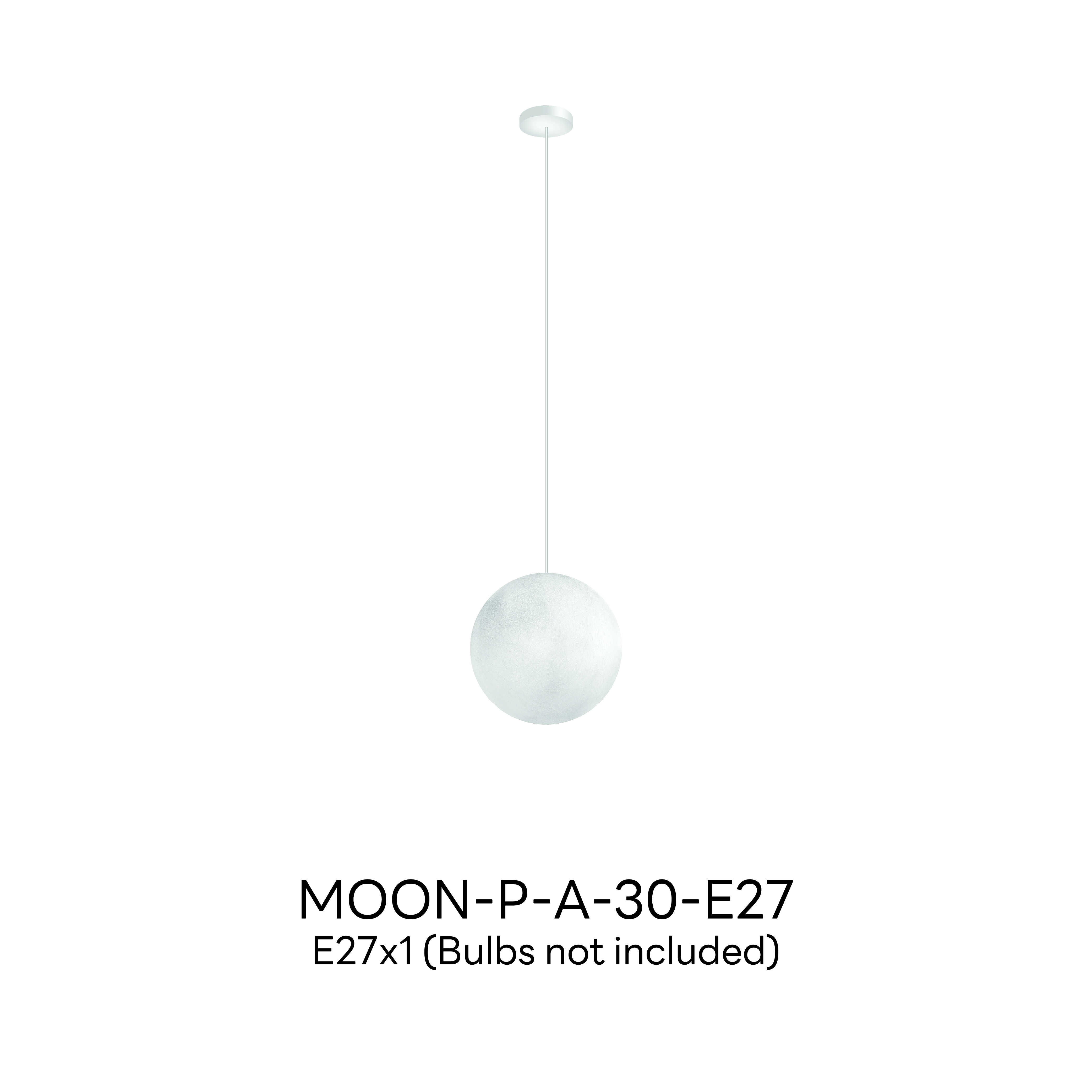 ไฟช่อ SL LIGHTING รุ่น MOON ขนาด 30 ซม. E27 สีขาว 1 หัว