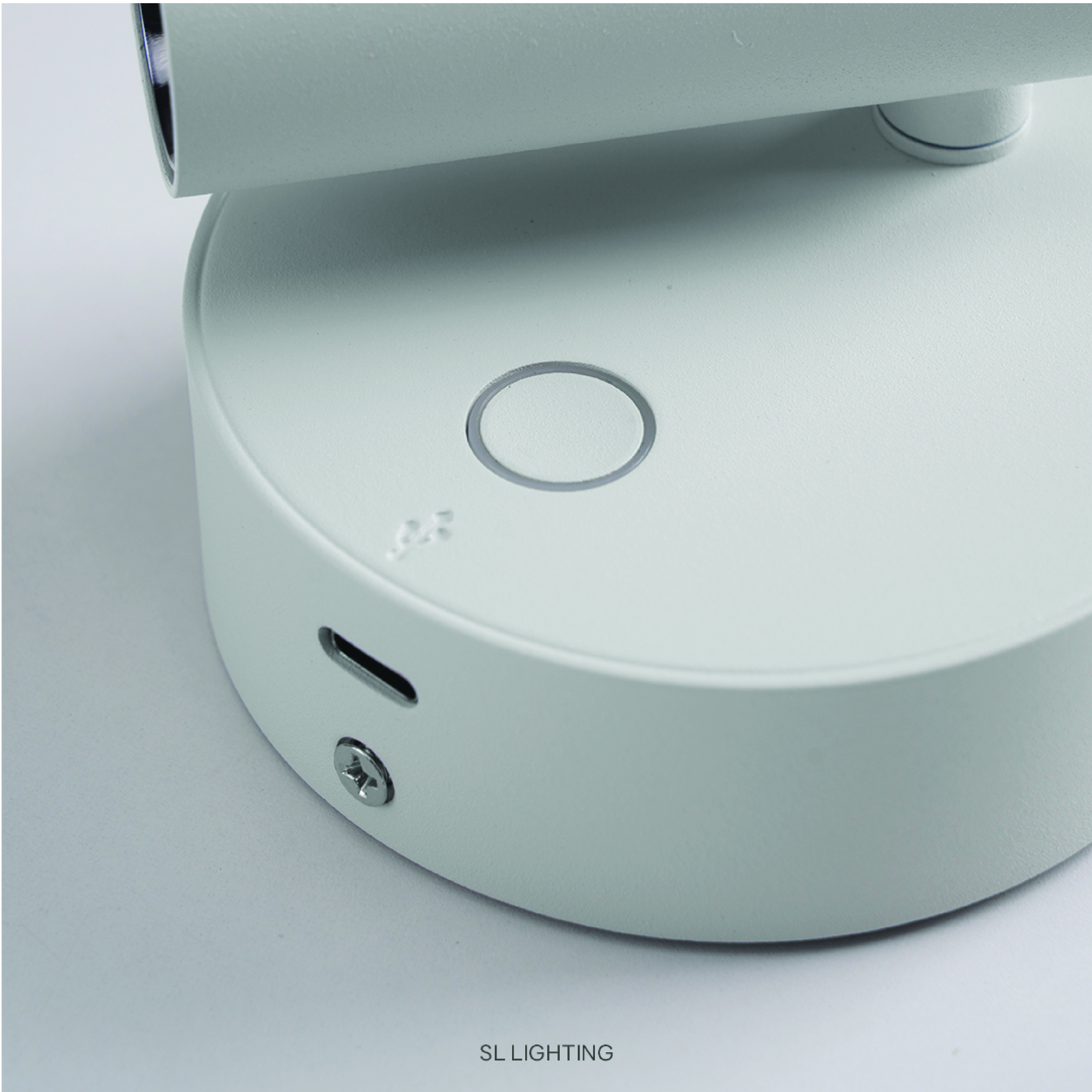 ไฟหัวเตียง LED SL LIGHTING LETTO 3 วัตต์ WARM WHITE Touch Control พอร์ตชาร์จ Type-C สีดำ