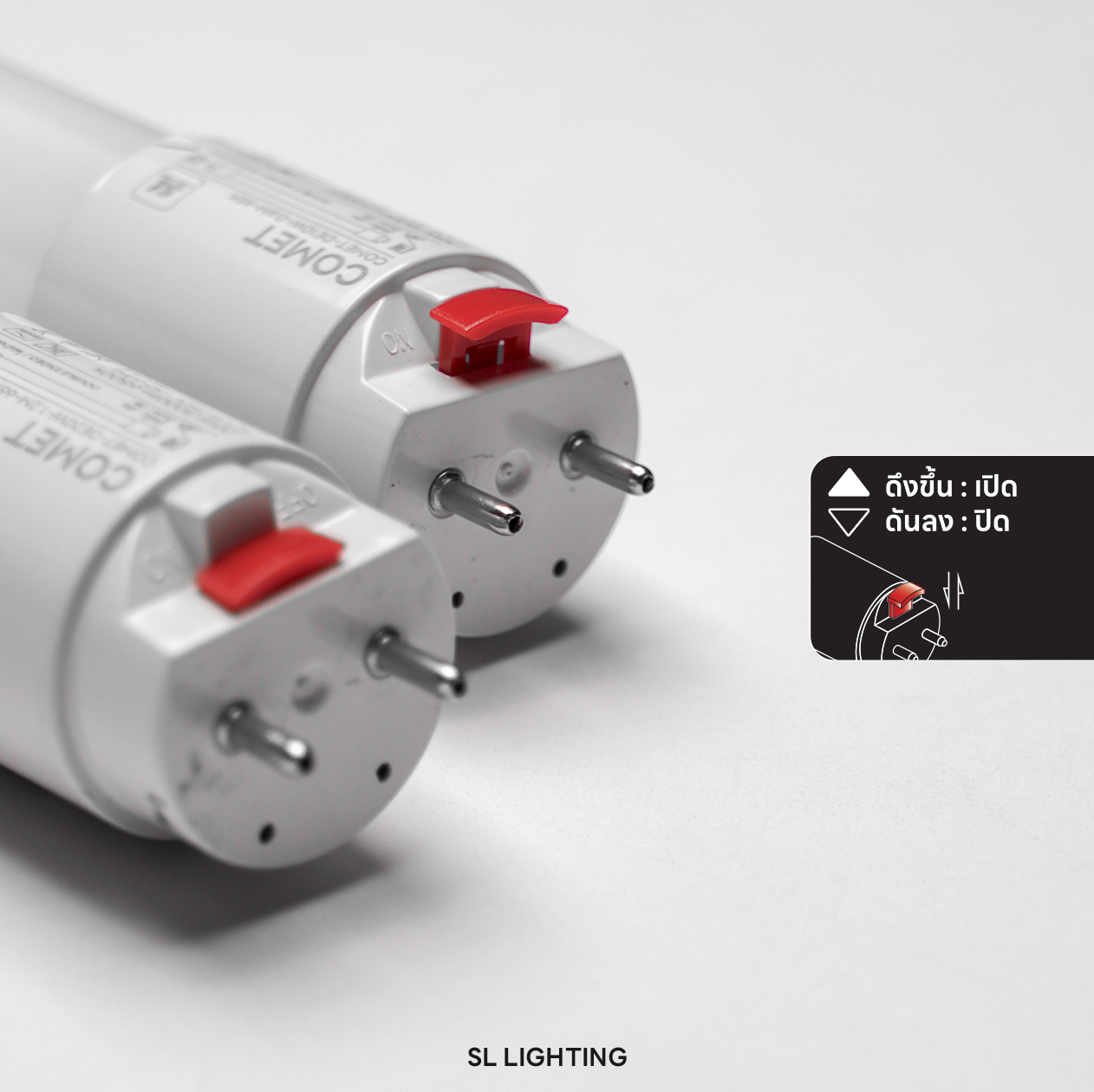 ชุดรางนีออน LED SL LIGHTING T8 HALEY 10 วัตต์ DAYLIGHT