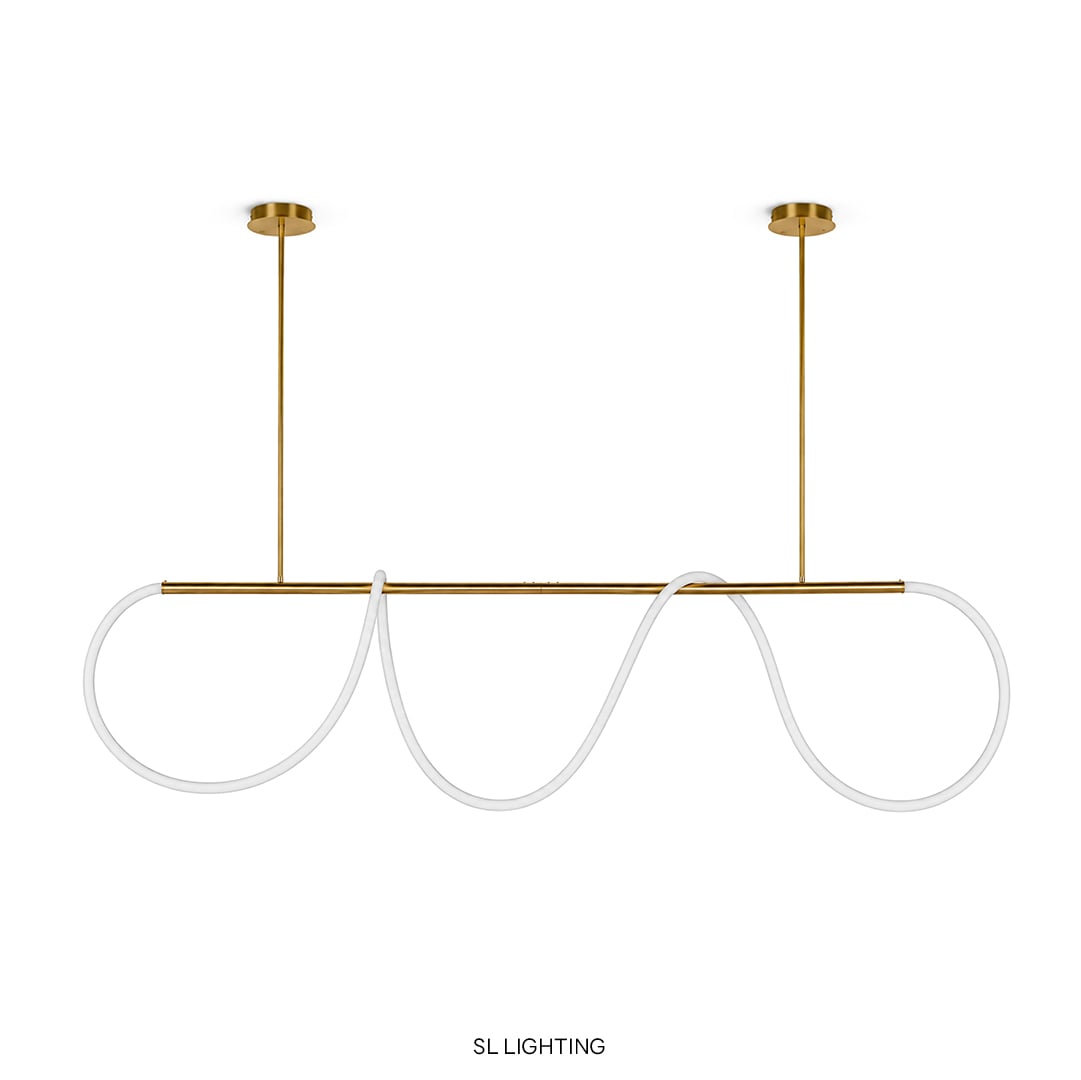 ไฟห้อยเดี่ยว LED SL LIGHTING รุ่น IVY 35 วัตต์ WARM WHITE สีดำ