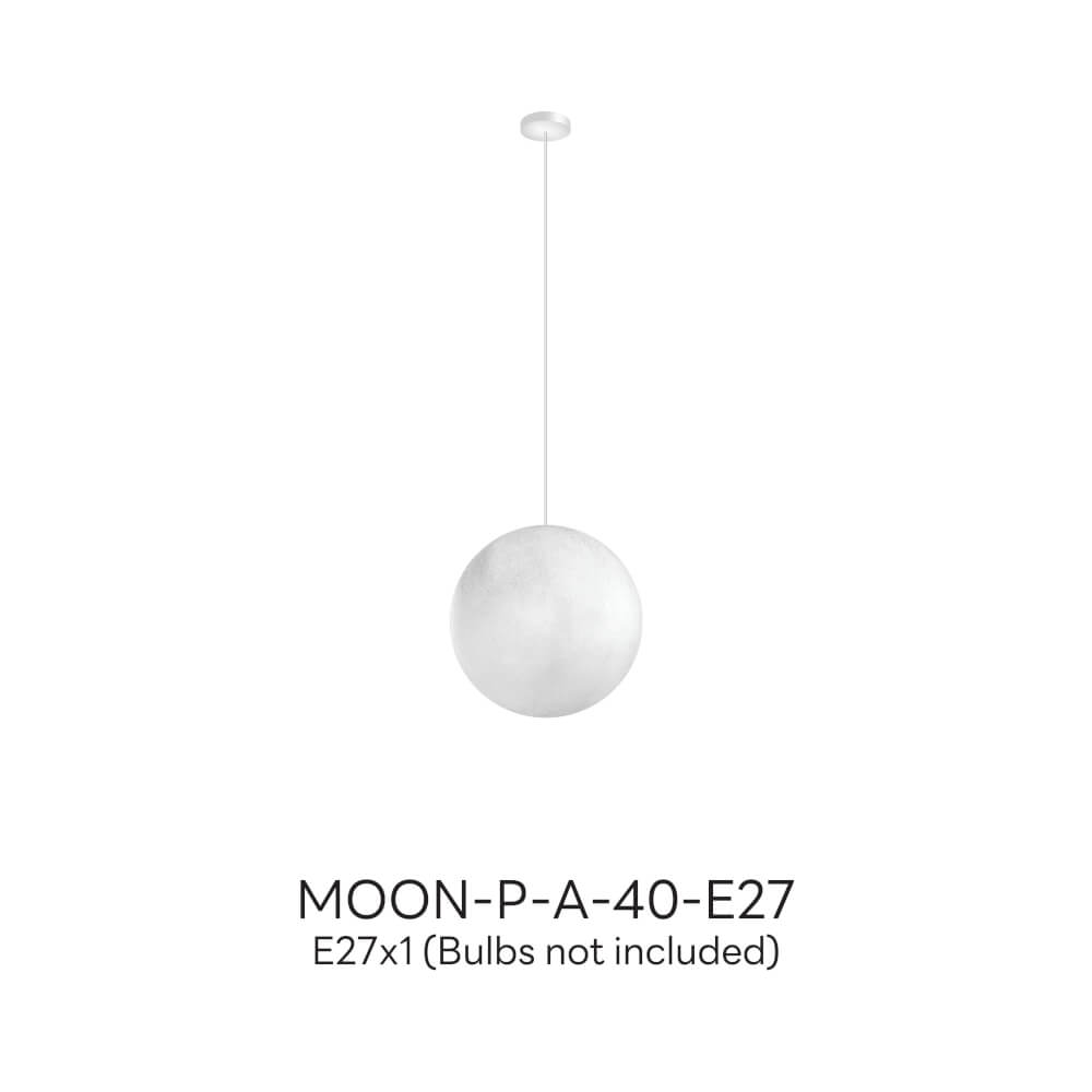 ไฟช่อ SL LIGHTING รุ่น MOON ขนาด 40 ซม. E27 สีขาว 1 หัว