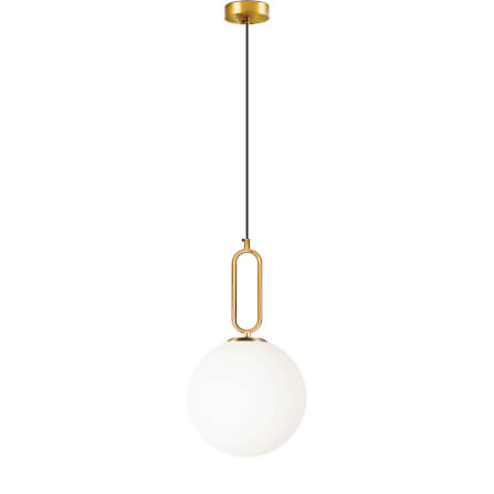 ไฟช่อ สไตล์ GLAMOROUS SL LIGHTING รุ่น GLAM-P1201/250 E27 สีขาว/ทอง 1 หัว