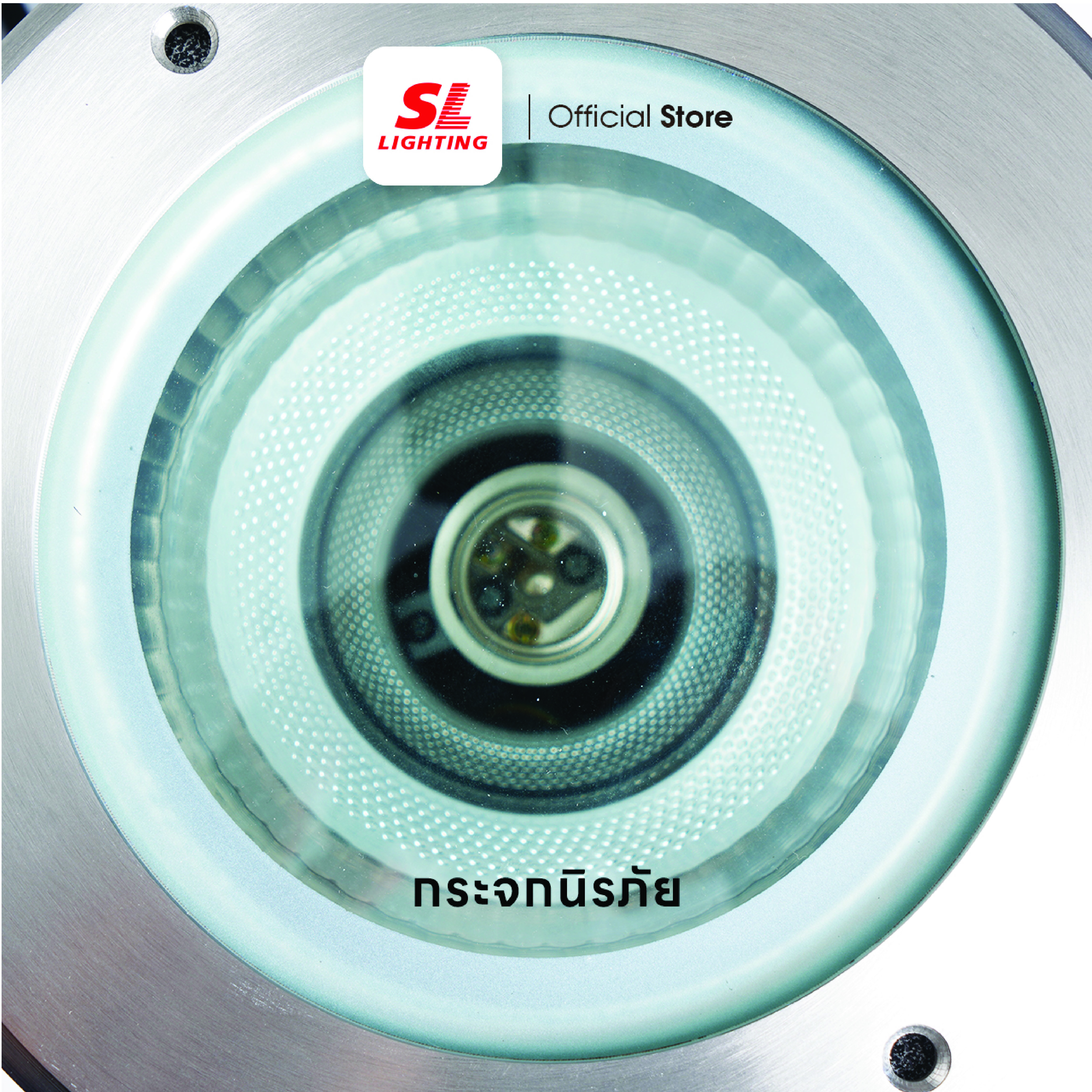 ไฟฝังพื้น SL LIGHTING 6582 E27 สีเงิน_3