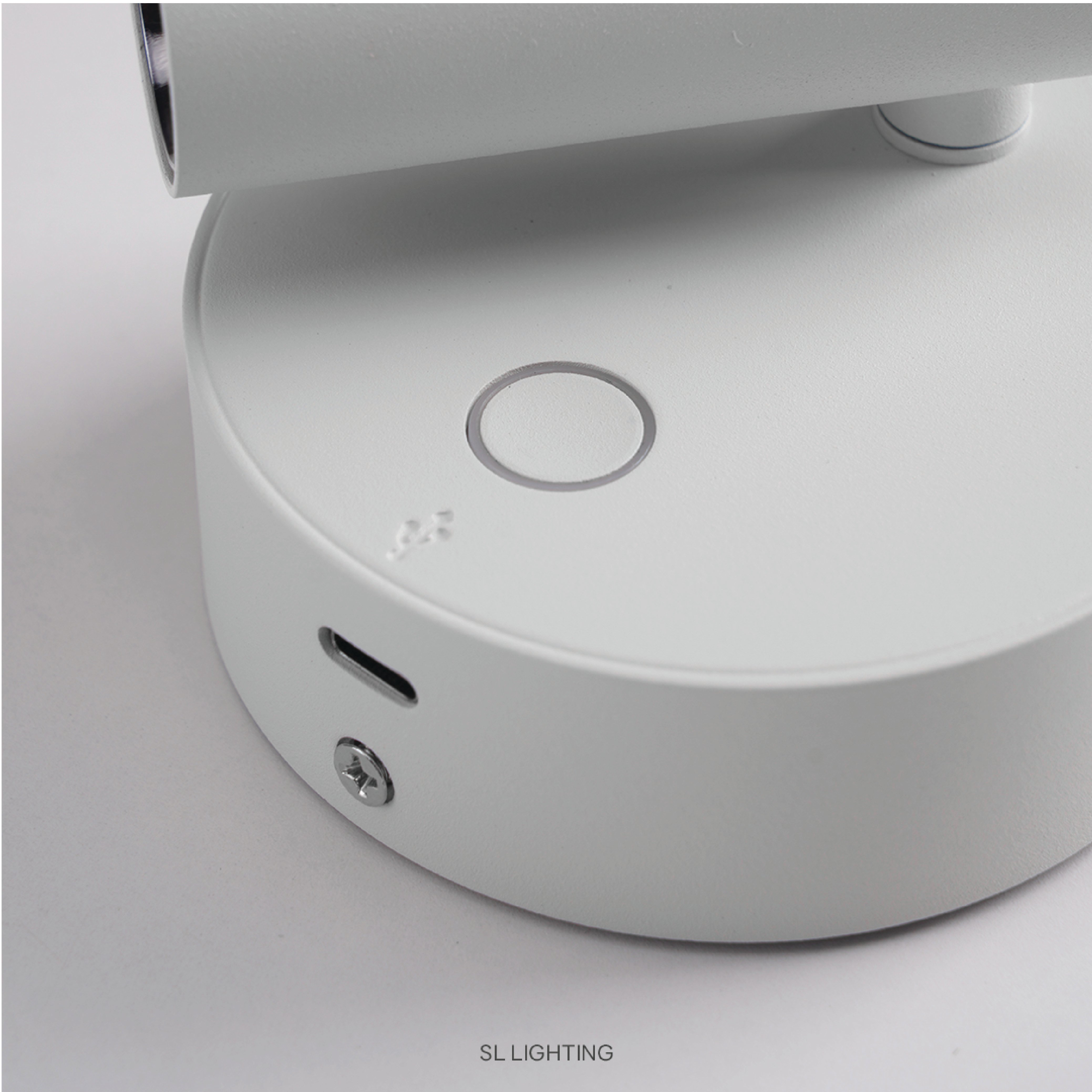 ไฟหัวเตียง LED SL LIGHTING LETTO 3 วัตต์ WARM WHITE Touch Control พอร์ตชาร์จ Type-C สีขาว_3