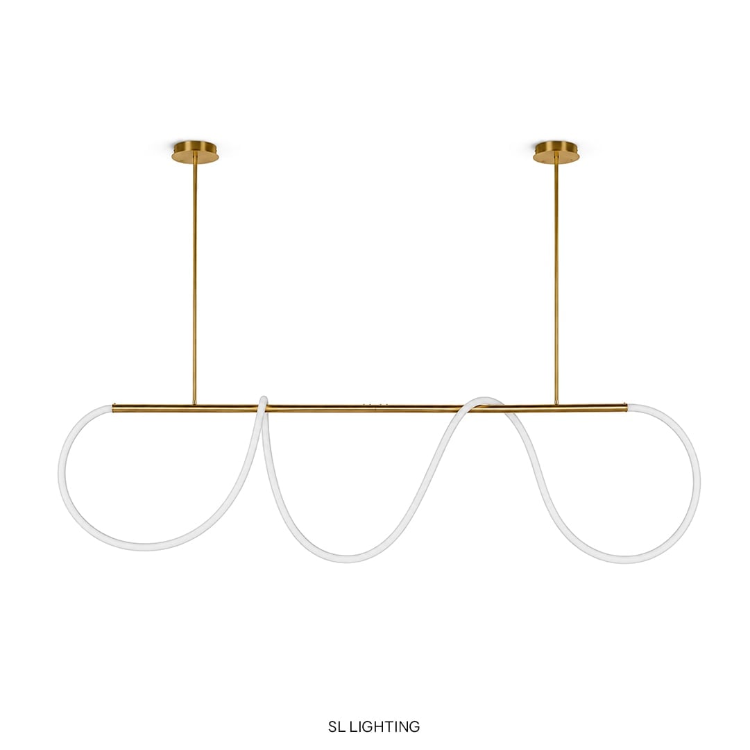 ไฟห้อยเดี่ยว LED SL LIGHTING รุ่น IVY 35 วัตต์ WARM WHITE สีดำ_5