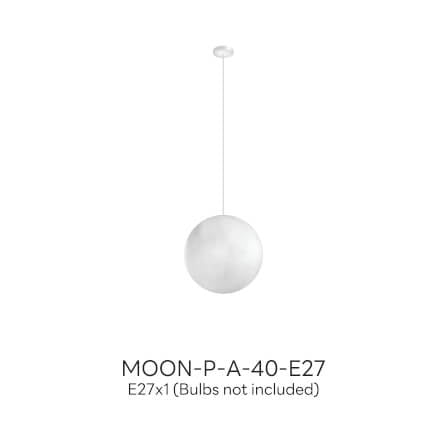 ไฟช่อ SL LIGHTING รุ่น MOON ขนาด 40 ซม. E27 สีขาว 1 หัว_5