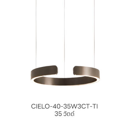 ไฟช่อ LED SL LIGHTING CIELO 35วัตต์ WARM WHITE/COOL WHITE/DAYLIGHT สีไทเทเนียม 1 หัว ควบคุมการทำงานด้วยมือ_7