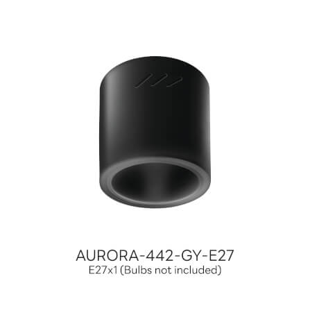 ดาวน์ไลท์ SL LIGHTING AURORA กลม E27 สีดำ_5