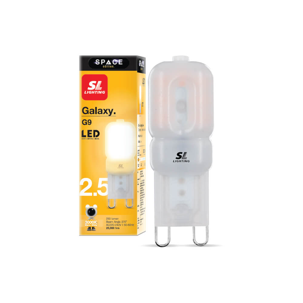 หลอด LED SL LIGHTING GALAXY G9 2.5 วัตต์ WARM WHITE_5