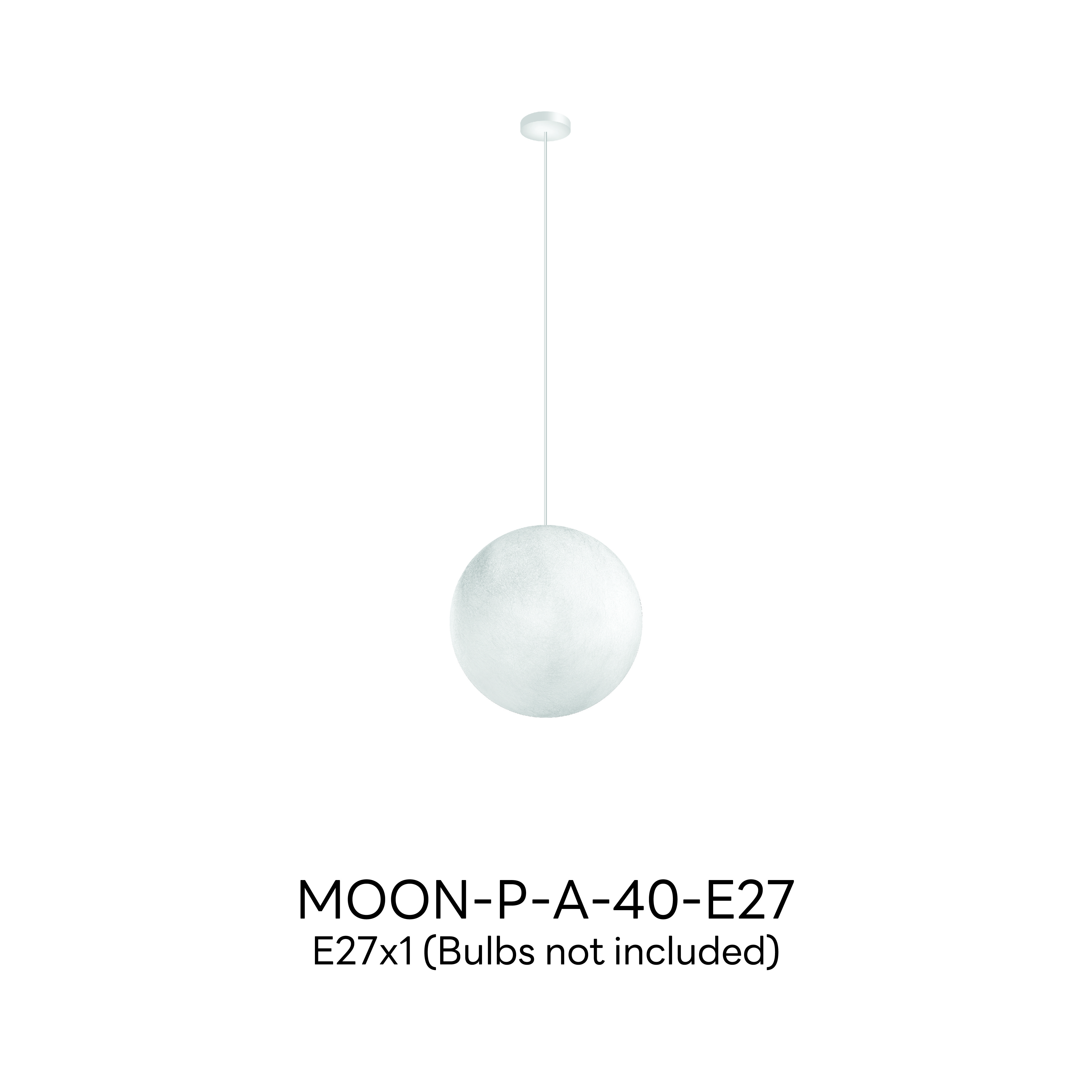 ไฟช่อ SL LIGHTING รุ่น MOON ขนาด 40 ซม. E27 สีขาว 1 หัว_3