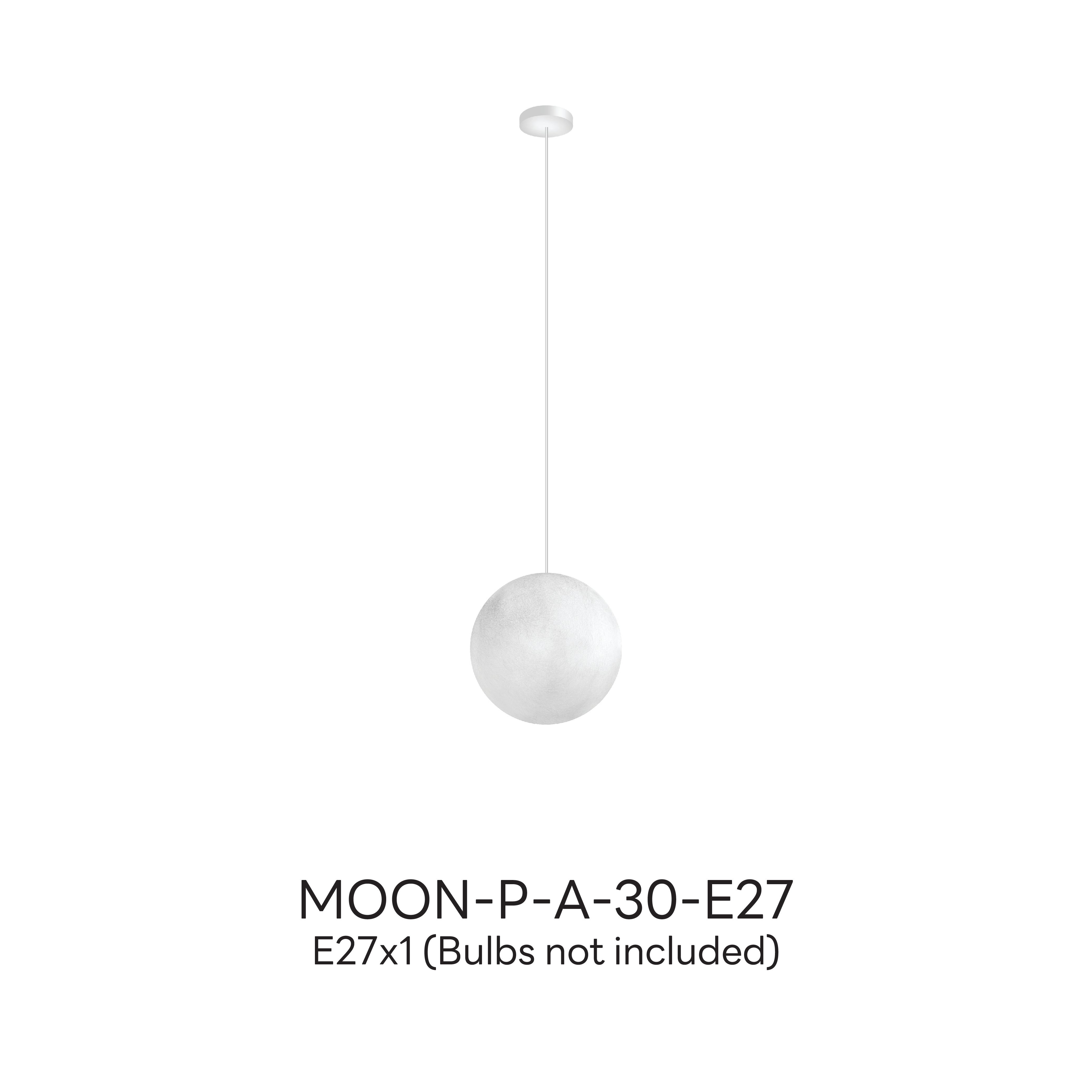 ไฟช่อ SL LIGHTING รุ่น MOON ขนาด 30 ซม. E27 สีขาว 1 หัว_3