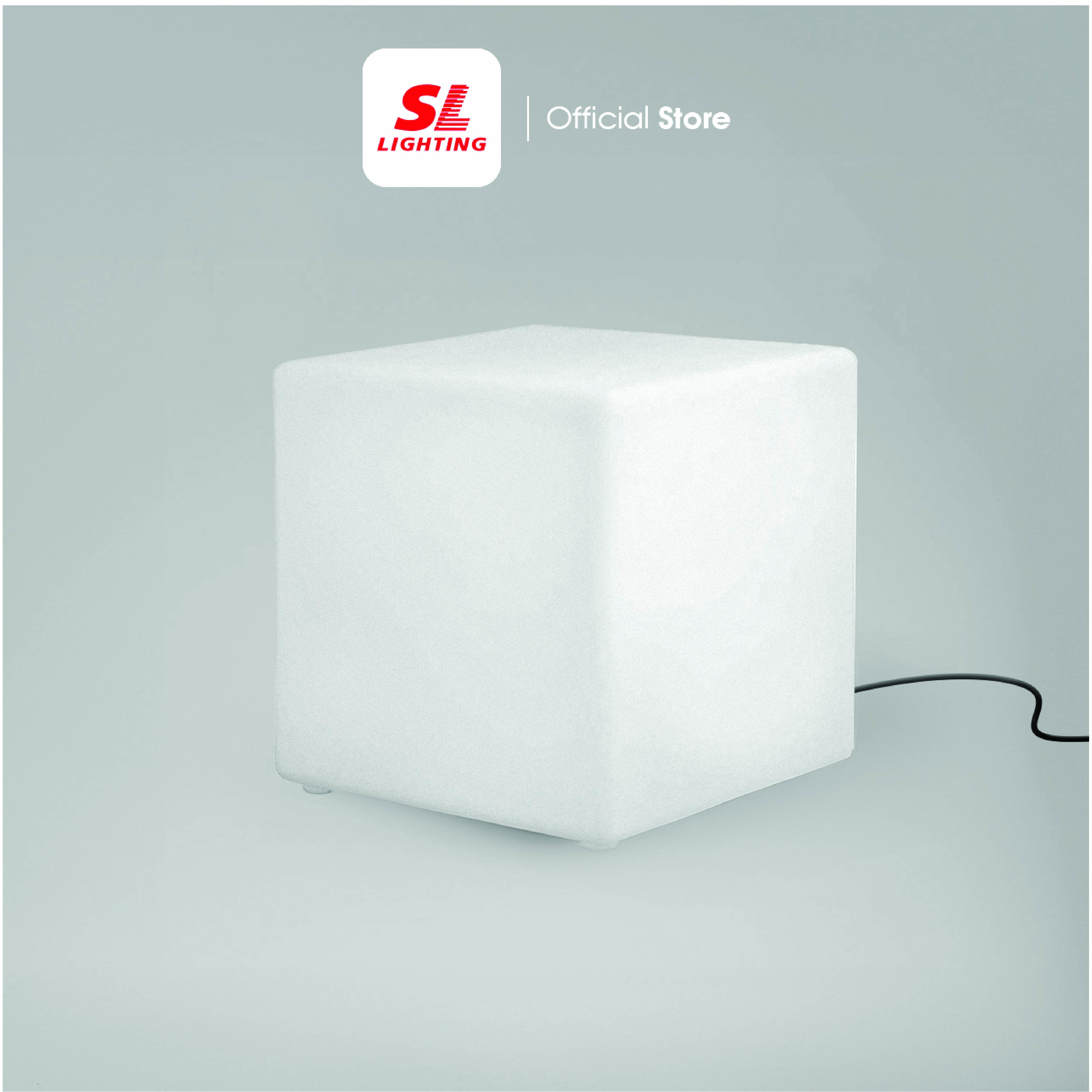ไฟแต่งสวน SL LIGHTING CUBO 40 ซม. สี่เหลี่ยม E27_3