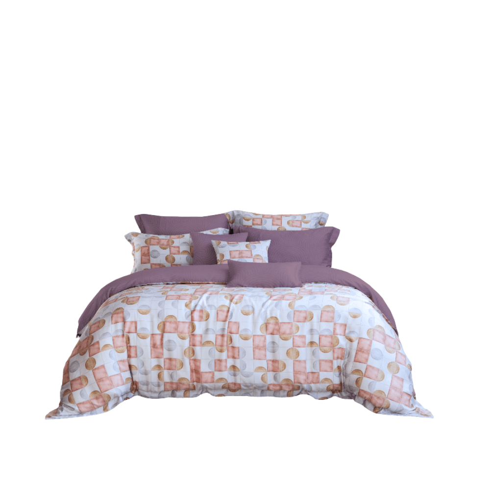 ชุดผ้าปูที่นอน 5 ฟุต 5 ชิ้น AKEMI รุ่น Ardent Prints 9557108250062 สี Artha (ไม่รวมผ้านวม)