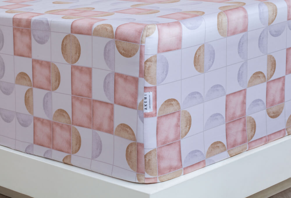 ชุดผ้าปูที่นอน 5 ฟุต 5 ชิ้น AKEMI รุ่น Ardent Prints 9557108250062 สี Artha (ไม่รวมผ้านวม)