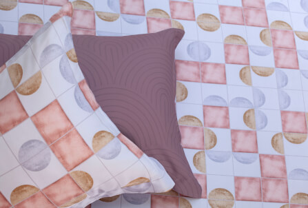 ชุดผ้าปูที่นอน 5 ฟุต 5 ชิ้น AKEMI รุ่น Ardent Prints 9557108250062 สี Artha (ไม่รวมผ้านวม)_6