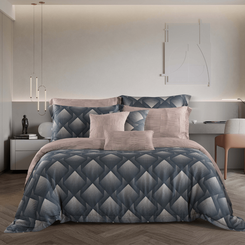 ชุดผ้าปูที่นอน 6 ฟุต 5 ชิ้น AKEMI รุ่น Ardent Prints 9557108434981 สี Artoniz (ไม่รวมผ้านวม)