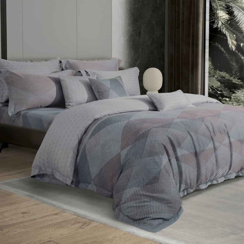 ชุดผ้าปูที่นอน 5 ฟุต 5 ชิ้น AKEMI รุ่น Ardent Prints 9557108672796 สี Berdge (ไม่รวมผ้านวม)