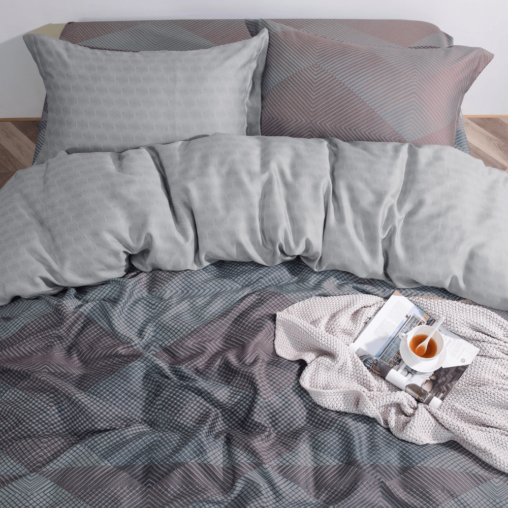 ชุดผ้าปูที่นอน 5 ฟุต 5 ชิ้น AKEMI รุ่น Ardent Prints 9557108672796 สี Berdge (ไม่รวมผ้านวม)