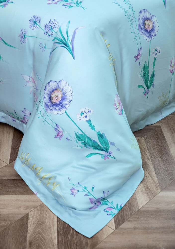 ชุดผ้าปูที่นอน 6 ฟุต 5 ชิ้น AKEMI รุ่น Ardent Prints 9557108063563 สี Hellene (ไม่รวมผ้านวม)