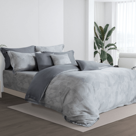 ชุดผ้าปูที่นอน 6 ฟุต 5 ชิ้น AKEMI รุ่น ARDENT PRINTS 9557108595255 สี LUNETTES (ไม่รวมผ้านวม)_2