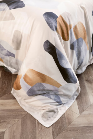 ชุดผ้าปูที่นอน 5 ฟุต 5 ชิ้น AKEMI รุ่น Ardent Prints 9557108595460 สี Steine (ไม่รวมผ้านวม)_4