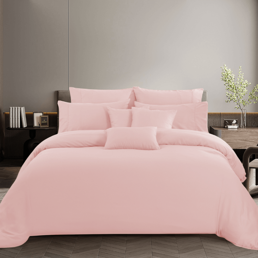 ปลอกผ้านวม คิงไซซ์ AKEMI รุ่น Colour Radiant 9557108579248 ขนาด 257 x 229 ซม. สี Ballet Pink