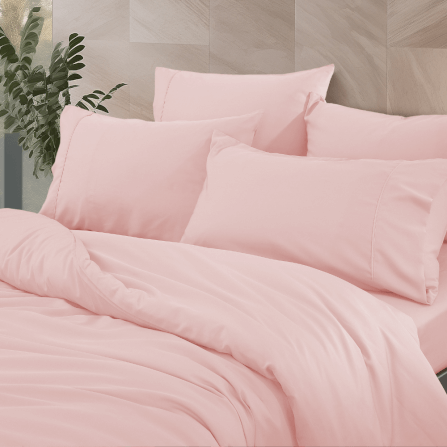 ปลอกผ้านวม คิงไซซ์ AKEMI รุ่น Colour Radiant 9557108579248 ขนาด 257 x 229 ซม. สี Ballet Pink_3