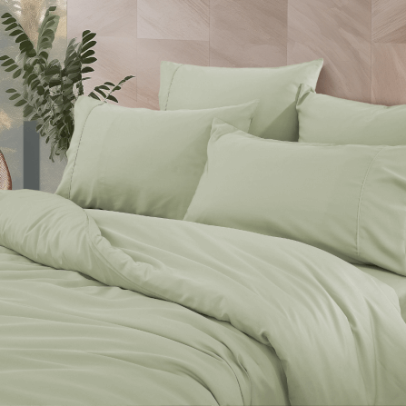 ปลอกผ้านวม คิงไซซ์ AKEMI รุ่น Colour Radiant 9557108579293 ขนาด 257 x 229 ซม. สี Willow Green_3