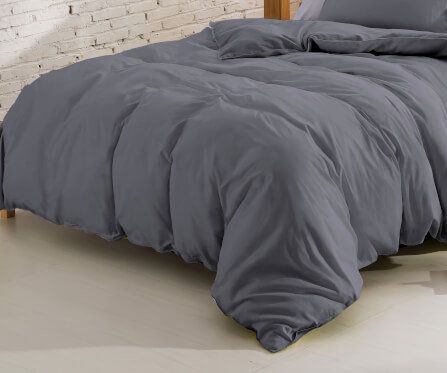 ชุดผ้าปูที่นอน 6 ฟุต 5 ชิ้น Ai by Akemi รุ่น ColourJoy 9557108491267 สี Grape Charcoal (ไม่รวมผ้านวม)_3