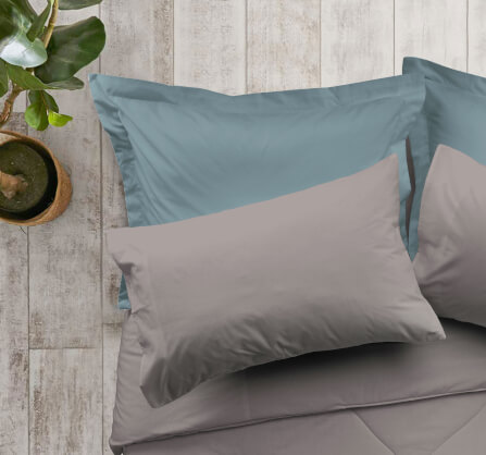 ชุดผ้าปูที่นอน 6 ฟุต 5 ชิ้น Ai by Akemi รุ่น ColourJoy 9557108491236 สี Vender Grey (ไม่รวมผ้านวม)_4