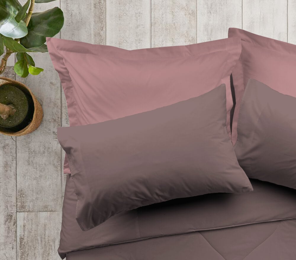 ชุดผ้าปูที่นอน 6 ฟุต 5 ชิ้น Ai by Akemi รุ่น ColourJoy 9557108636880 สี Clay Mocha (ไม่รวมผ้านวม)