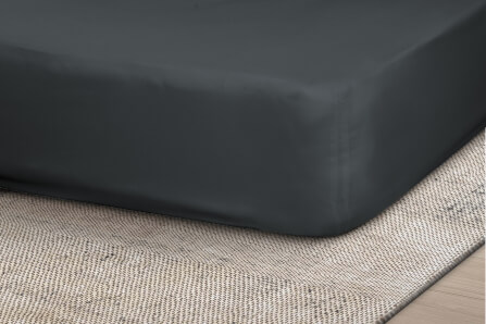 ชุดผ้าปูที่นอน 6 ฟุต 5 ชิ้น Ai by Akemi รุ่น ColourJoy 9557108636903 สี Ebony Grey (ไม่รวมผ้านวม)_5