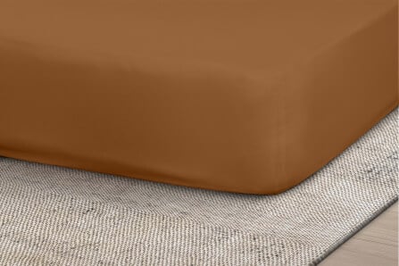 ชุดผ้าปูที่นอน 6 ฟุต 5 ชิ้น Ai by Akemi รุ่น ColourJoy 9557108685338 สี Groot Brown (ไม่รวมผ้านวม)_5