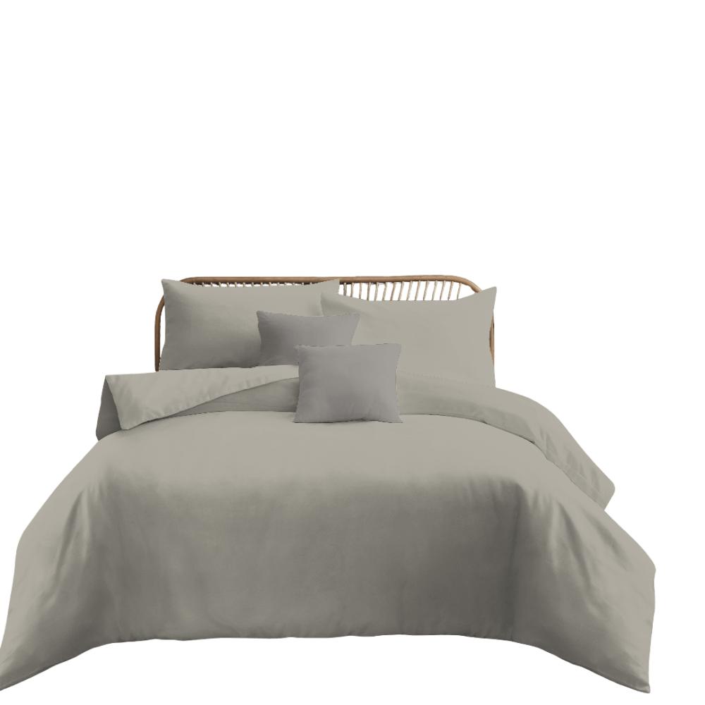 ชุดผ้าปูที่นอน 6 ฟุต 5 ชิ้น Ai by Akemi รุ่น ColourJoy 9557108685352 สี Koala Grey (ไม่รวมผ้านวม)