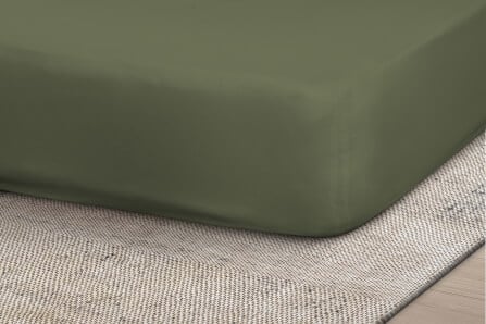 ชุดผ้าปูที่นอน 6 ฟุต 5 ชิ้น Ai by Akemi รุ่น ColourJoy 9557108685208 สี Sage Green (ไม่รวมผ้านวม)_5