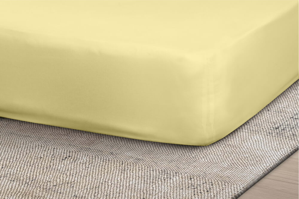 ชุดผ้าปูที่นอน 6 ฟุต 5 ชิ้น Ai by Akemi รุ่น ColourJoy 9557108685345 สี Valley Lemon (ไม่รวมผ้านวม)