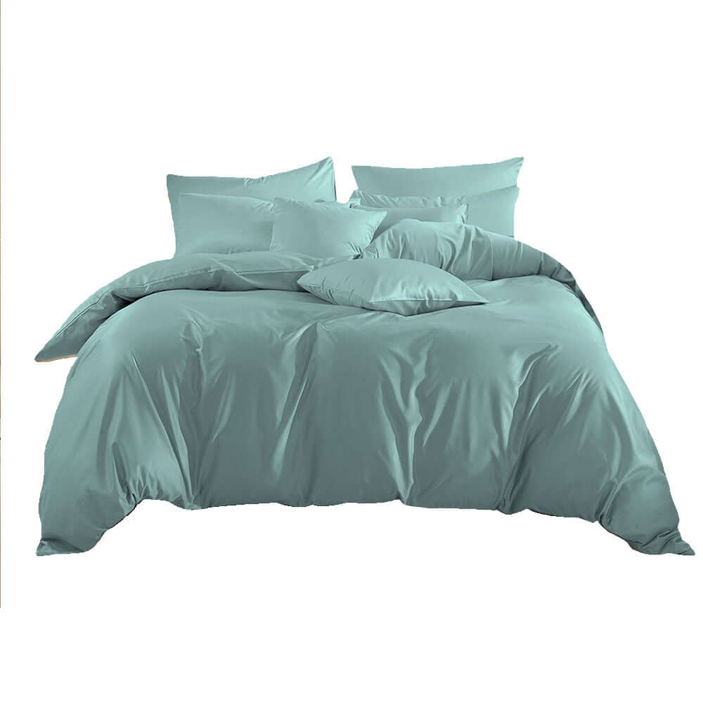 ชุดผ้าปูที่นอน 6 ฟุต 5 ชิ้น Ai by Akemi รุ่น ColourShine 9557108528307 สี Fluff Blue (ไม่รวมผ้านวม)