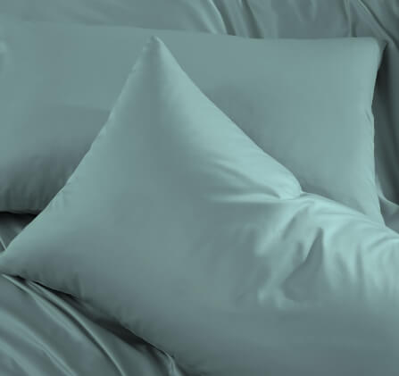 ชุดผ้าปูที่นอน 6 ฟุต 5 ชิ้น Ai by Akemi รุ่น ColourShine 9557108528307 สี Fluff Blue (ไม่รวมผ้านวม)_5