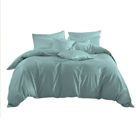 ชุดผ้าปูที่นอน 6 ฟุต 5 ชิ้น Ai by Akemi รุ่น ColourShine 9557108528307 สี Fluff Blue (ไม่รวมผ้านวม)_0