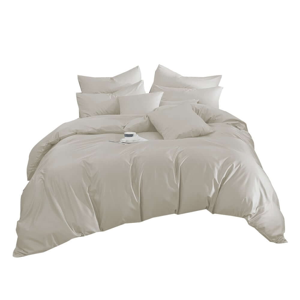 ชุดผ้าปูที่นอน 5 ฟุต 5 ชิ้น Ai by Akemi รุ่น ColourShine  9557108754591 สี Light Oak (ไม่รวมผ้านวม)