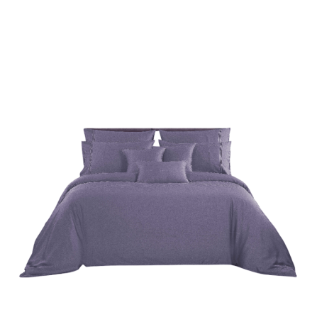 ปลอกผ้านวม คิงไซซ์ AKEMI รุ่น EARNEST DOBBY 9557108613959 ขนาด 257 X 229 ซม. สี VERNONE LILAC_0