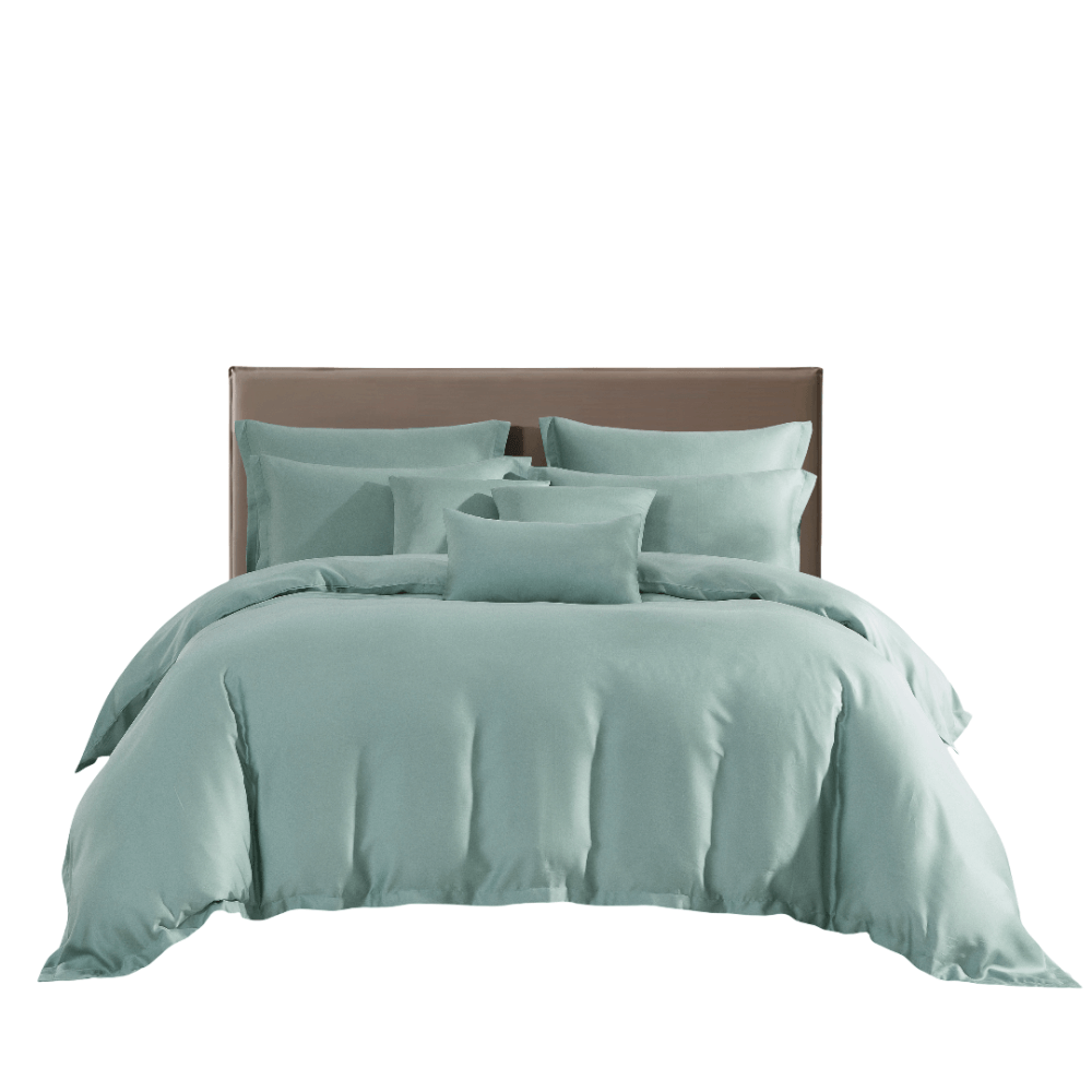 ชุดผ้าปูที่นอน 6 ฟุต 5 ชิ้น AKEMI รุ่น Gladice Solid 9557108483446 สี Jade Green (ไม่รวมผ้านวม)